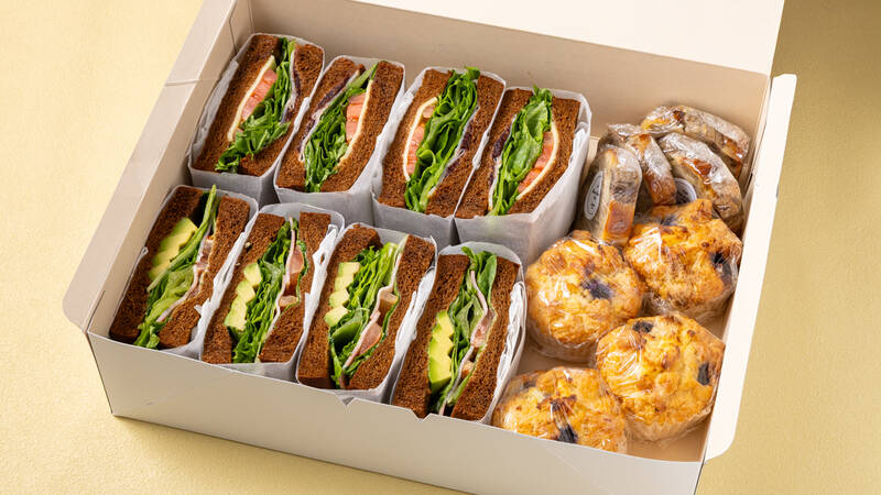 サンドイッチ×焼き菓子セット〈F〉(1,000円/人)
