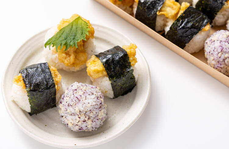 鶏天 梅大葉巻き・ごぼう天・かぼちゃ天・天かすゆかり