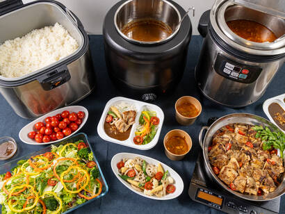 ≪ホットミール≫特製カレーとグリルチキンコース