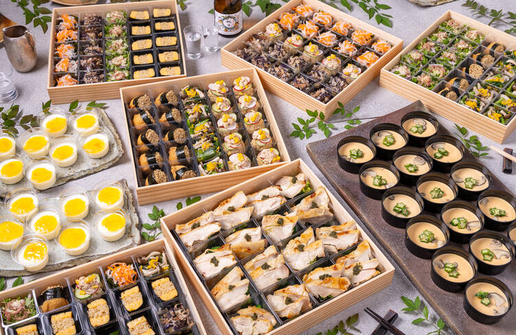 16名様分の盛り付けイメージ