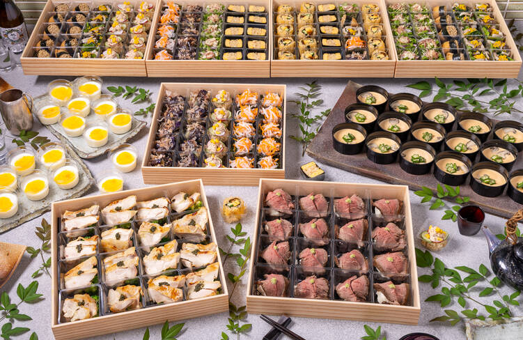 16名様分の盛り付けイメージ