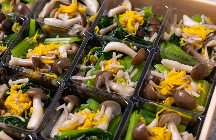 旬の野菜のお浸し