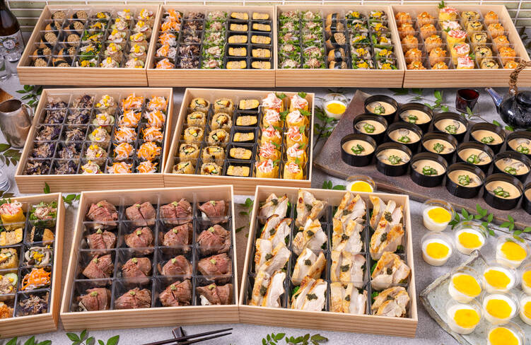 16名様分の盛り付けイメージ