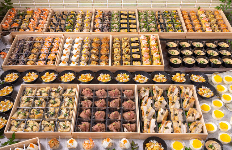 16名様分の盛り付けイメージ