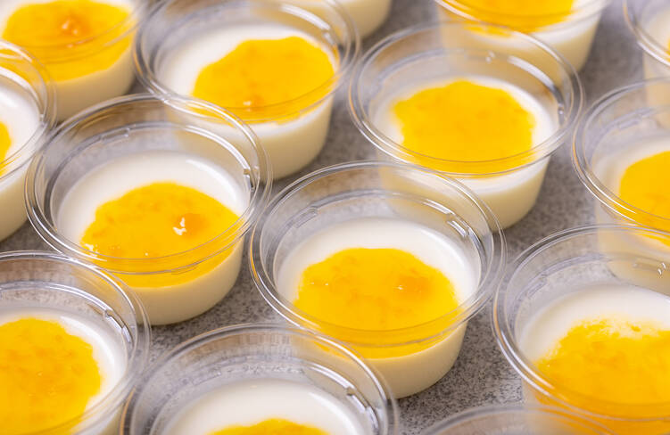 パンナコッタ 柑橘ソース