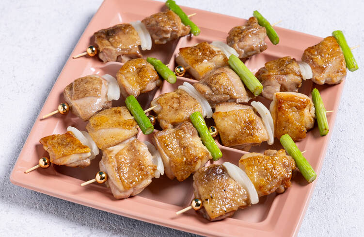 チキンの香草焼きピンチョス