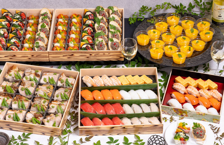 16名様分の盛り付けイメージ