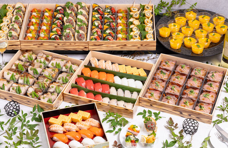 16名様分の盛り付けイメージ