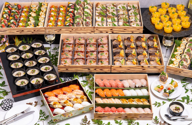 16名様分の盛り付けイメージ