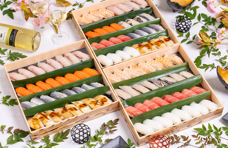 12名様分の盛り付けイメージ