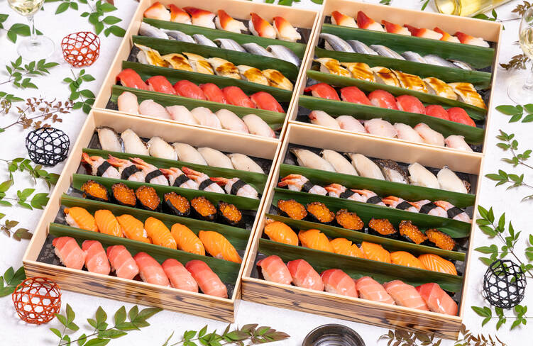 12名様分の盛り付けイメージ