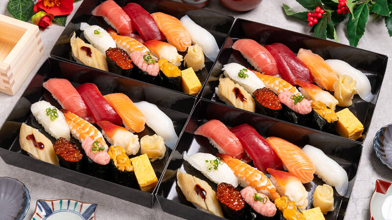 〈1人前にぎり〉黒潮(1,850円/人)