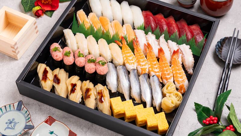 〈盛り合わせにぎり〉宴(1,500円/人)