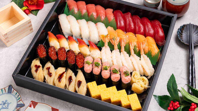 〈盛り合わせにぎり〉匠(2,000円/人)