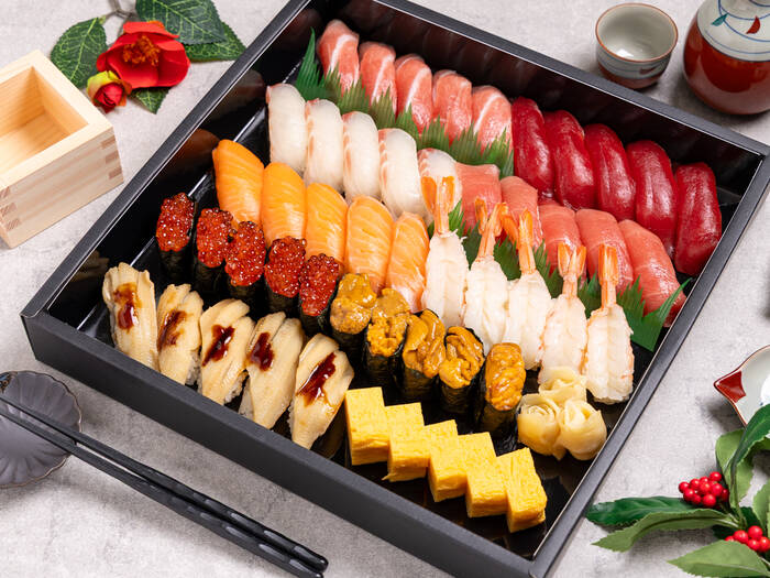 盛り合わせにぎり〉牡丹｜寿司処菱膳 - シェフコレ