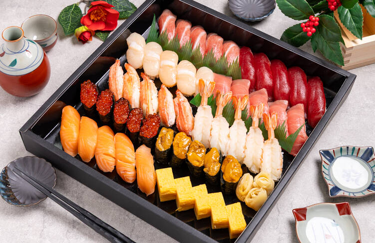 5名様分の盛り付けイメージ