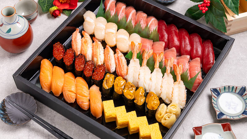 〈盛り合わせにぎり〉寿(3,000円/人)