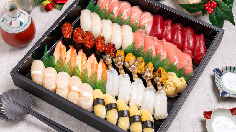 〈盛り合わせにぎり〉竜宮(3,500円/人)