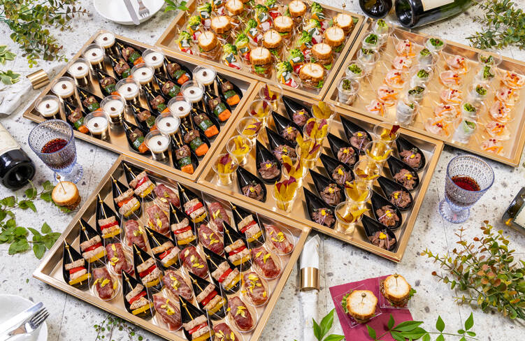 15名様分の盛り付けイメージ