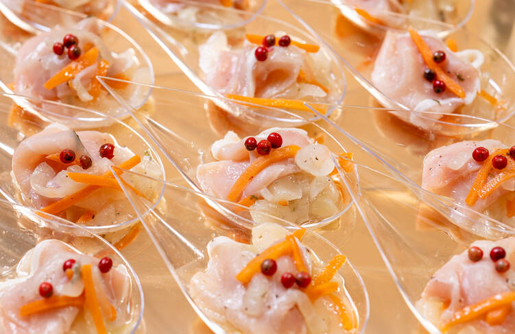 生ハムのマリネ仕立て