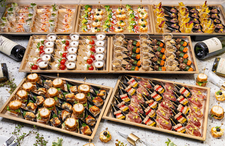 15名様分の盛り付けイメージ