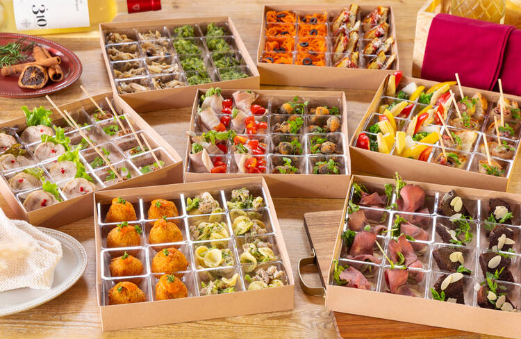 8名様分の盛り付けイメージ