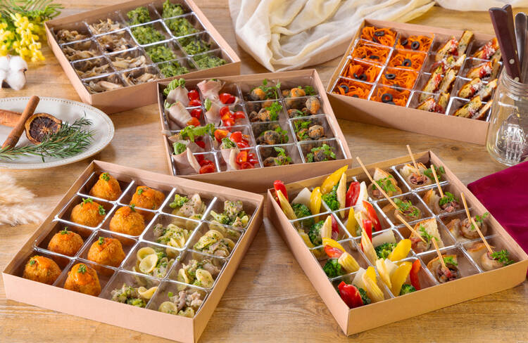 8名様分の盛り付けイメージ