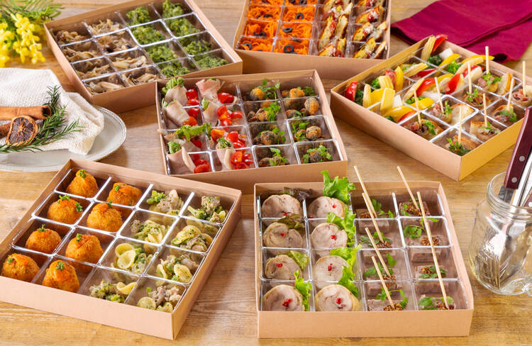 8名様分の盛り付けイメージ