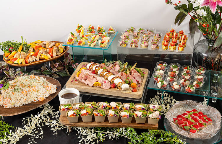 15名様分の盛り付けイメージ