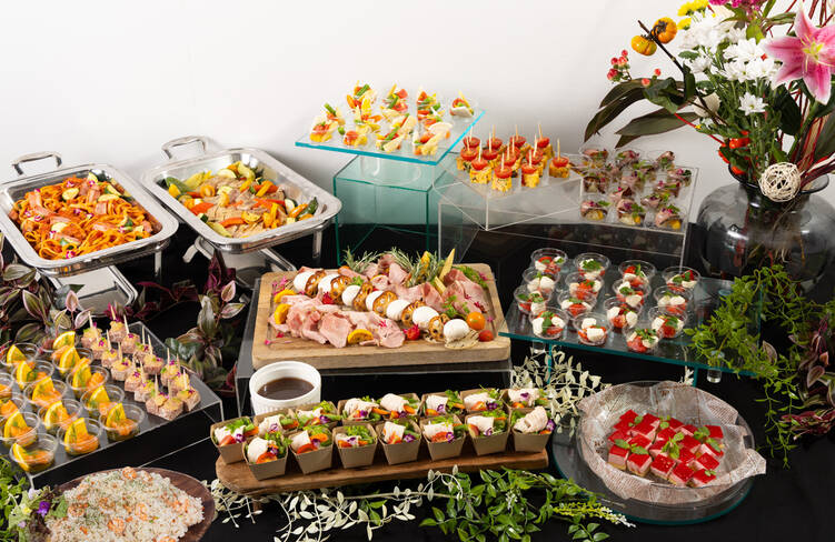 15名様分の盛り付けイメージ