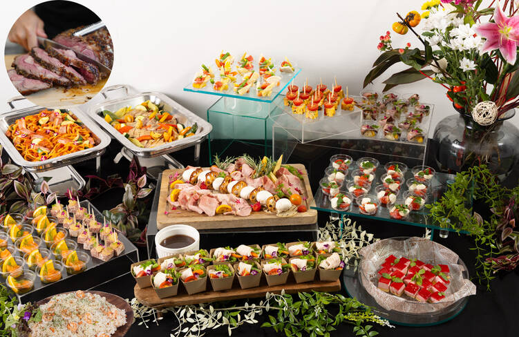 15名様分の盛り付けイメージ