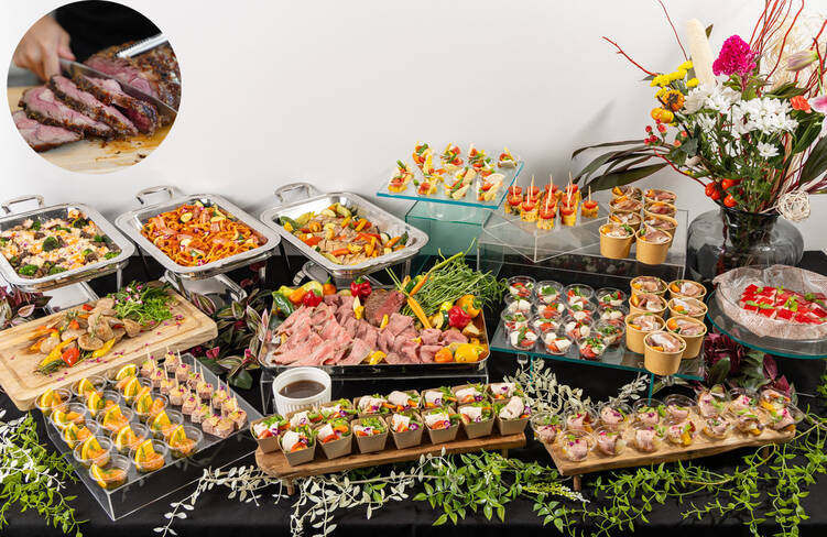 15名様分の盛り付けイメージ