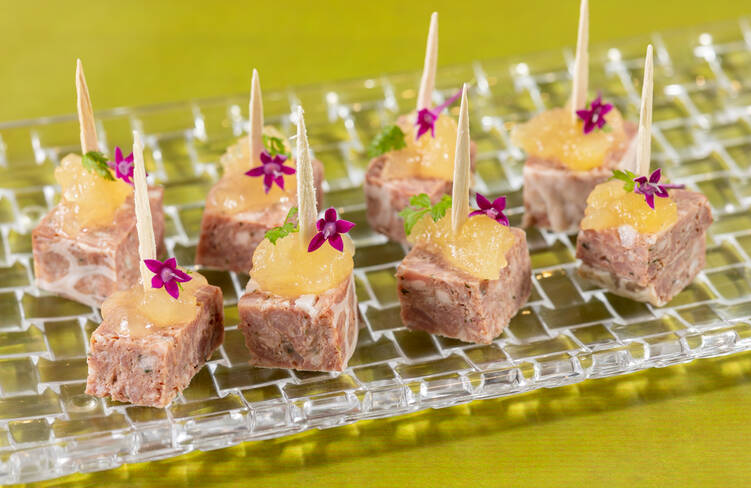 パテドカンパーニュとリンゴのコンフィチュール