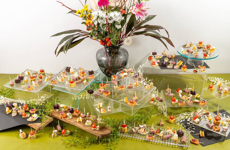 15名様分の盛り付けイメージ