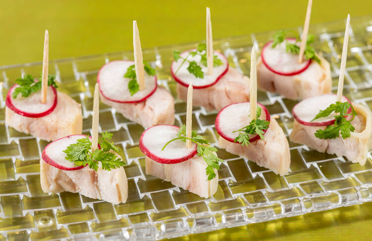 地鶏のバロンティーヌ バジルのアクセント