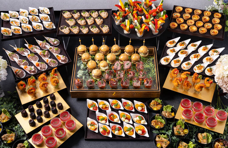 14名様分の盛り付けイメージ