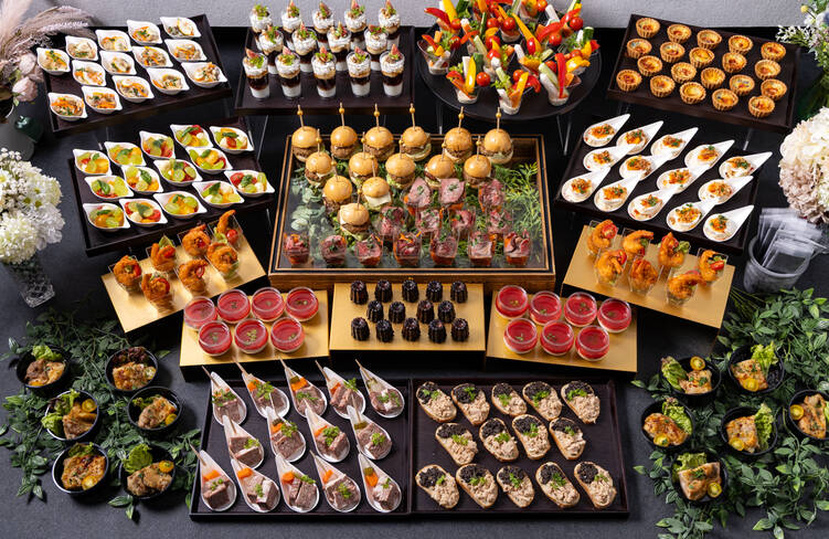 14名様分の盛り付けイメージ