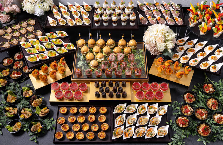 14名様分の盛り付けイメージ