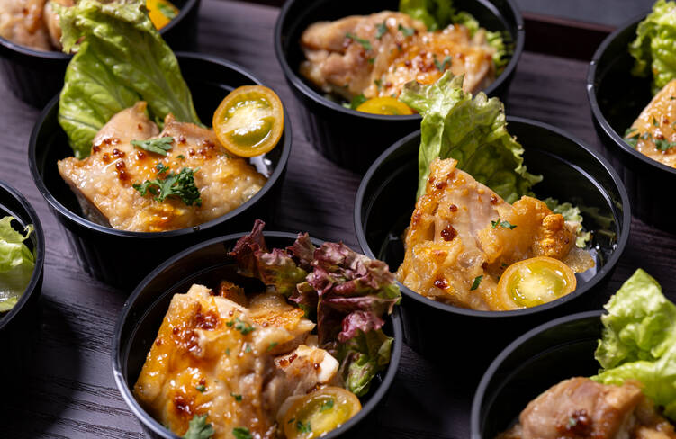 【温製】鶏のグリル ハニーマスタードソース