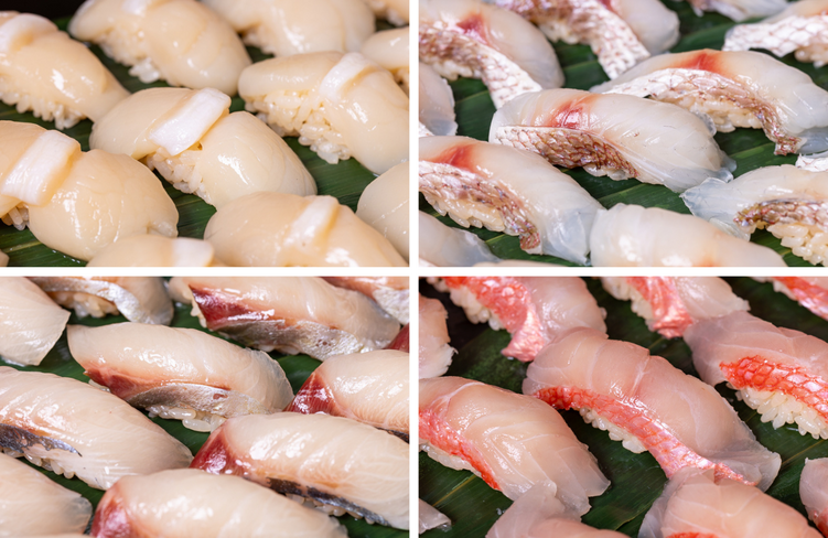 旬を味わう！時期ネタを4貫セレクト※画像はイメージです。