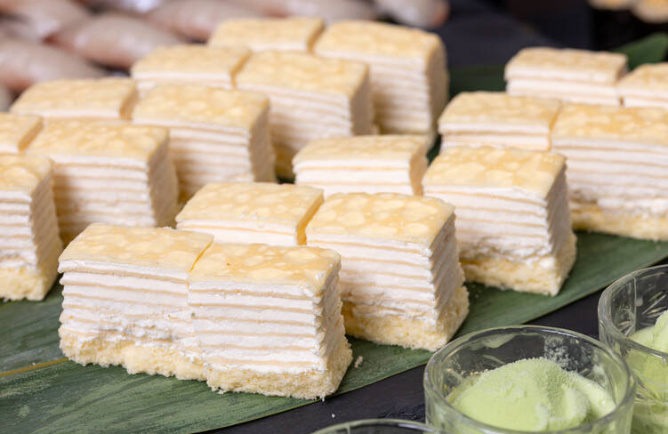 〆にぴったり！ふんわりデザート「ミルクレープ」