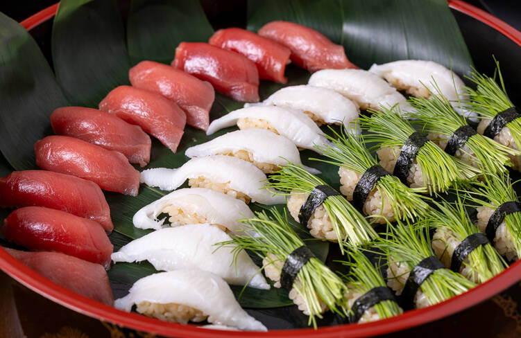 SUSHICOZYの定番3貫！「本鮪」「えんがわ」「芽ねぎ」