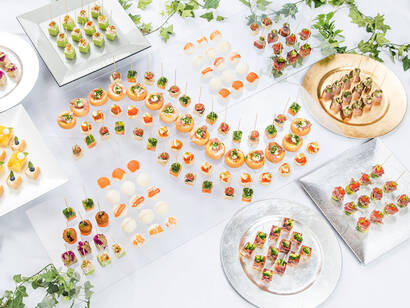 南欧風フォーマルフィンガープラン