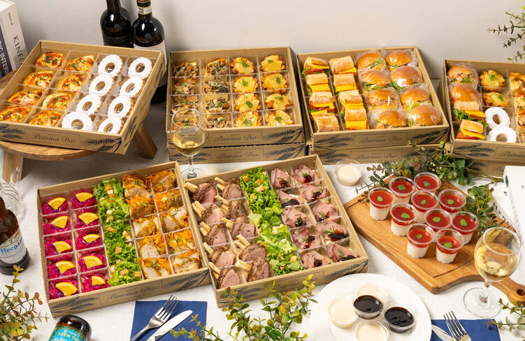 10名様分の盛り付けイメージ