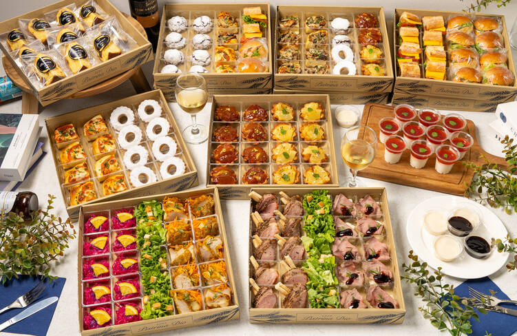 10名様分の盛り付けイメージ