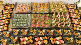 ごっつ  茶月のにぎり鮨と和洋折衷(3,780円 / 人) - オードブル