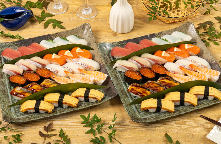 16名様分の盛り付けイメージ