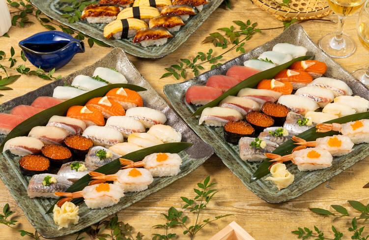 16名様分の盛り付けイメージ