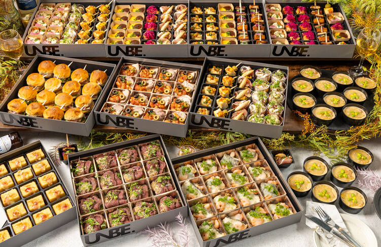 16名様分の盛り付けイメージ