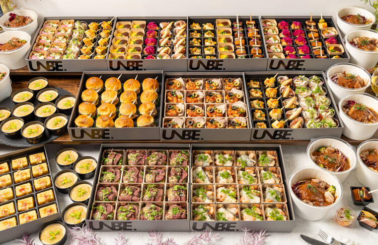 16名様分の盛り付けイメージ